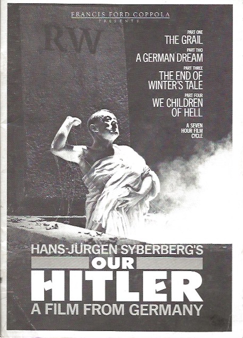 Our Hitler - a Film From Germany by Syberberg, Hans-Jurgen