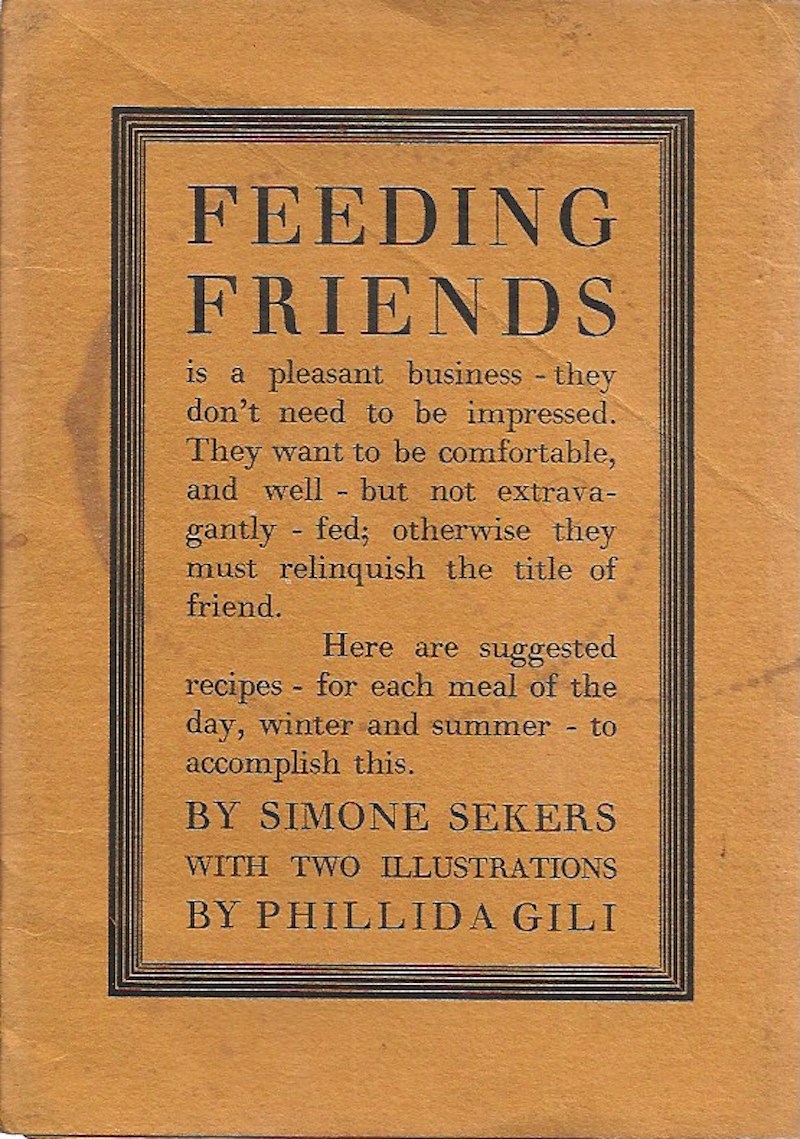 Feeding Friends by Sekers, Simone