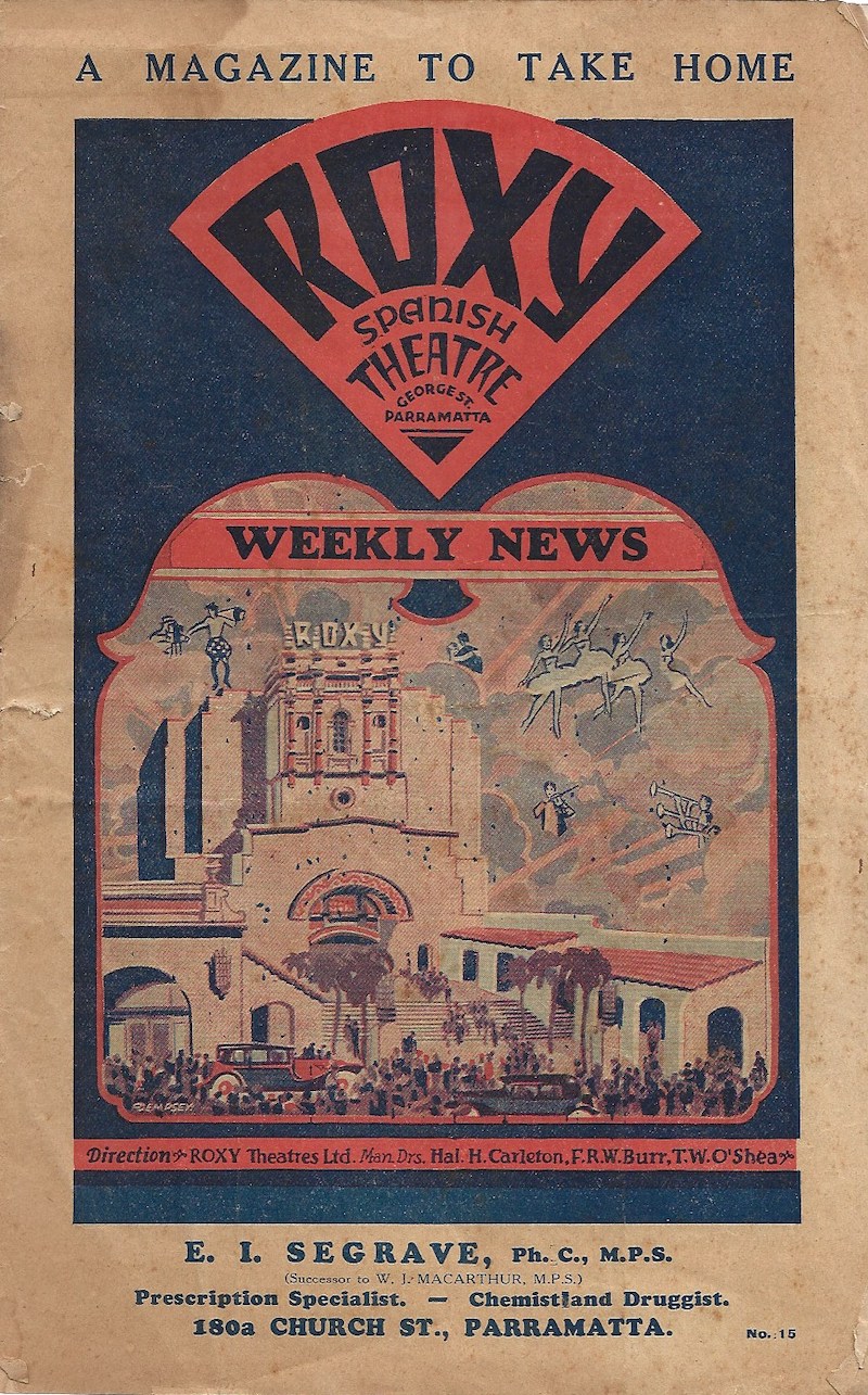 Roxy Weekly News by Morton, H.V.