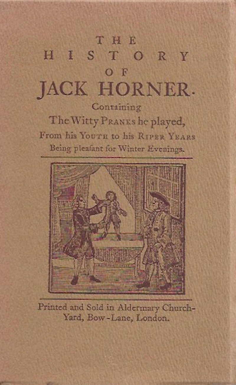 The History of Jack Horner by Druce, Kay