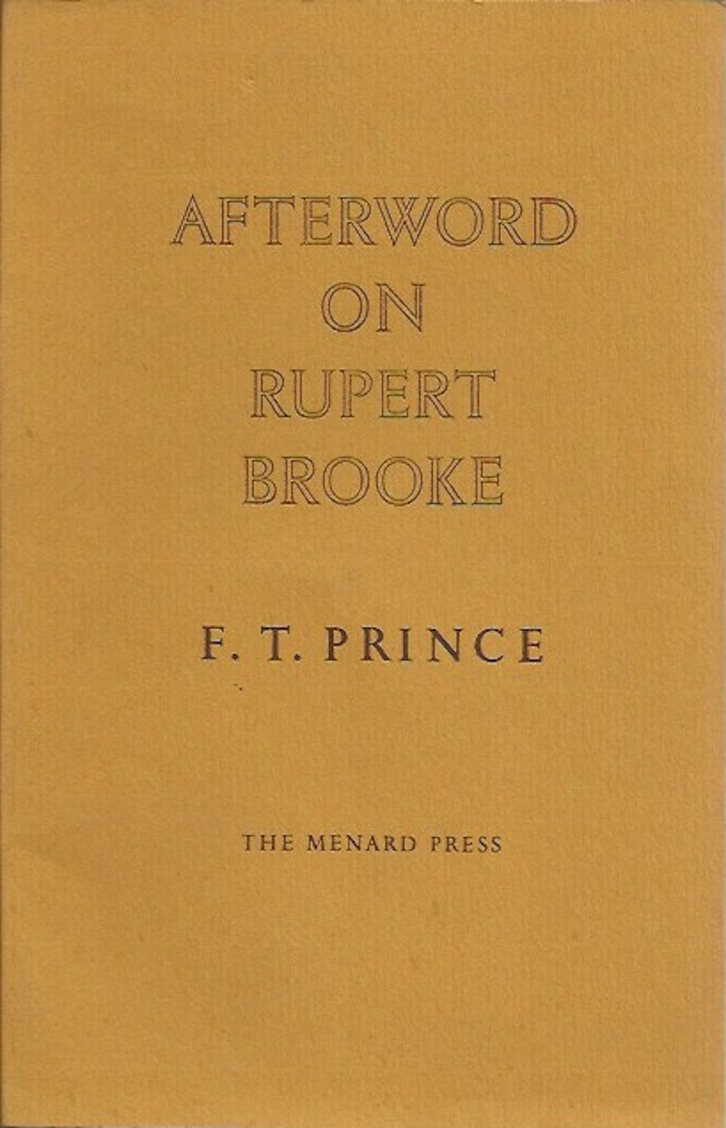 Afterword on Rupert Brooke by Prince, F.T.