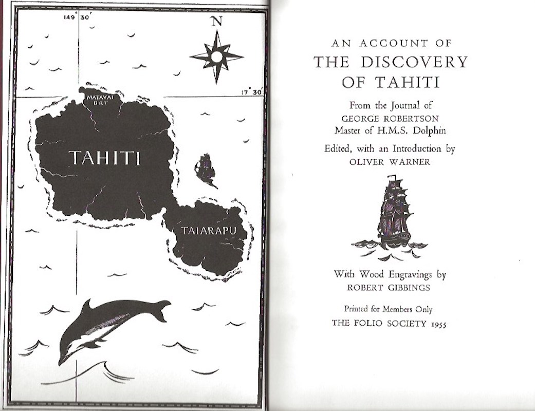 An Account of the Discovery of Tahiti by Robertson, George