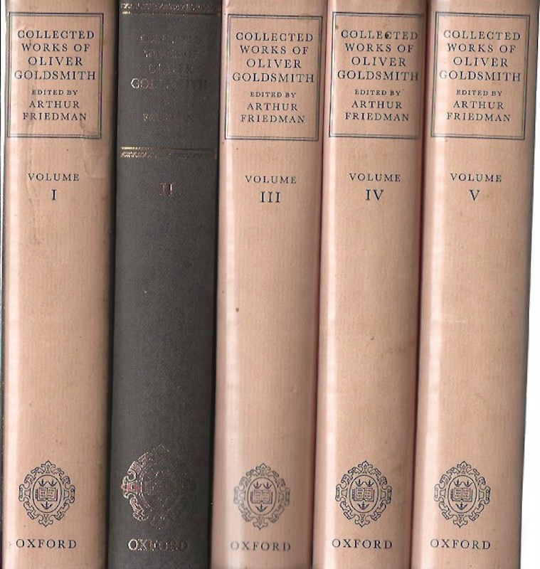 Collected Works of Oliver Goldsmith by Goldsmith, Oliver