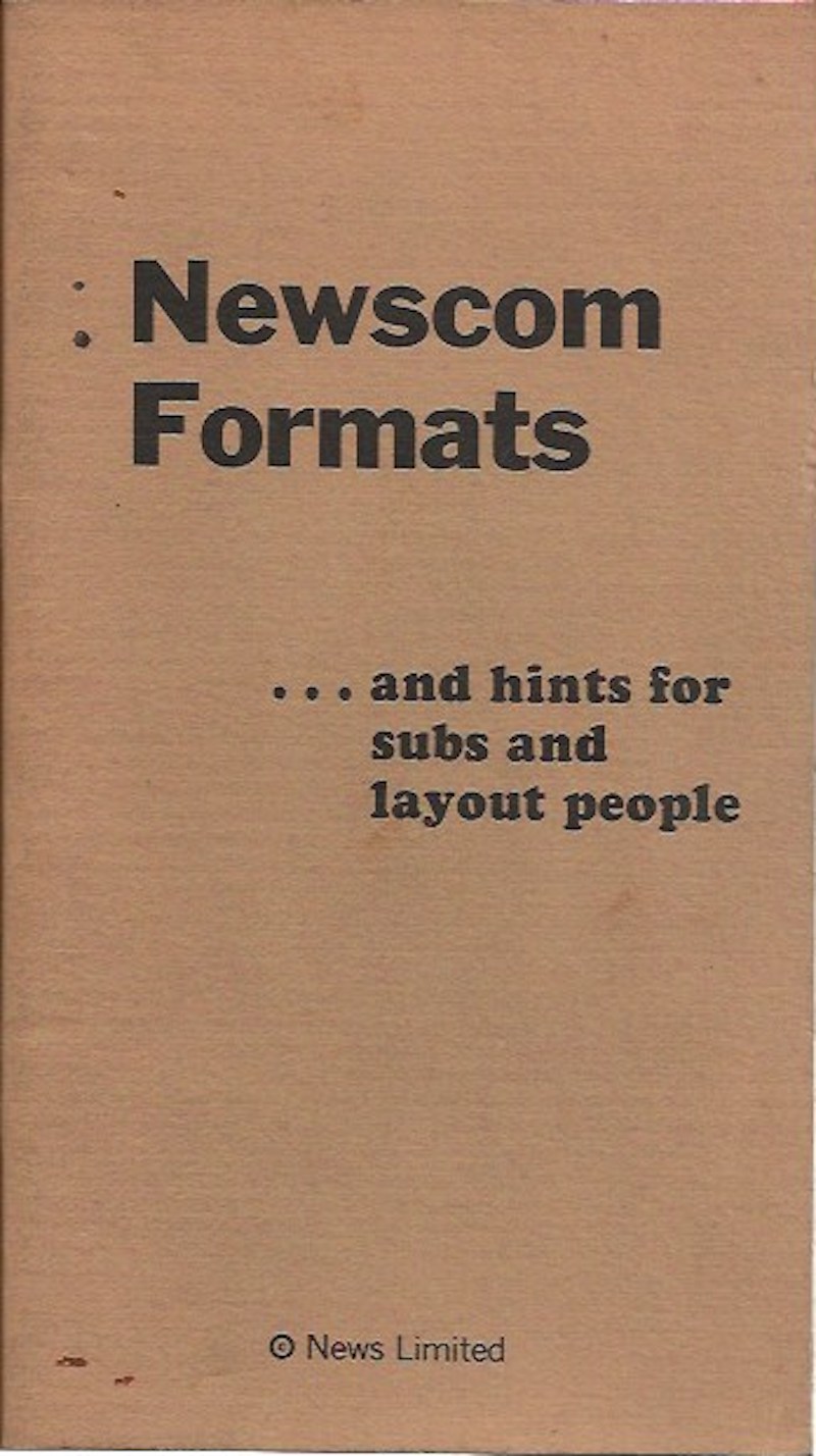 Newscom Formats by Wongar, B.