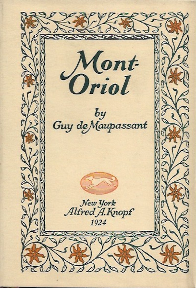 Mont-Oriol by Maupassant, Guy de