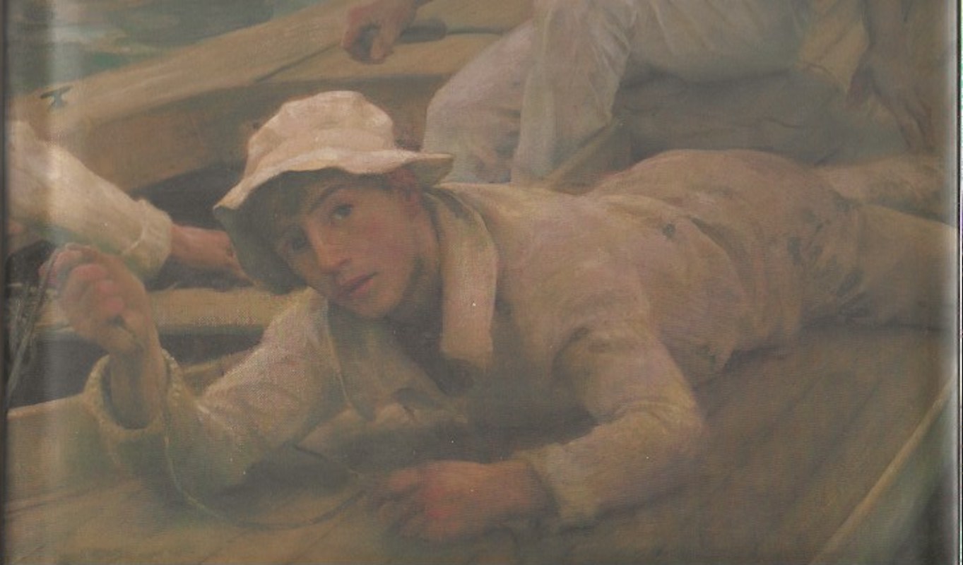 Henry Scott Tuke 1858-1929 Under Canvas by Wainwright, David and Catherine Dinn