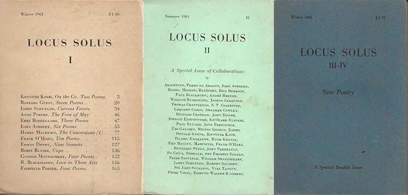Locus Solus by Schuyler, James, Kenneth Koch, John Ashbery and Harry Mathews edit
