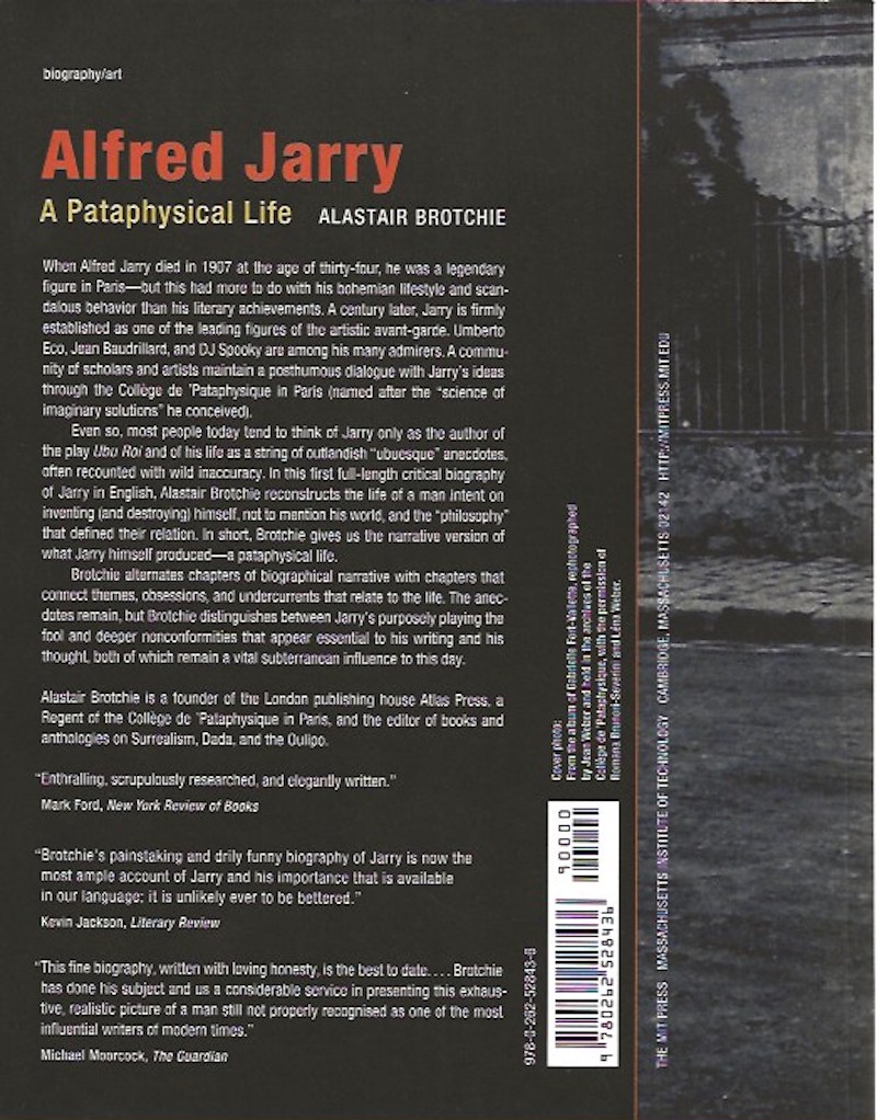 Alfred Jarry - a Pataphysical Life by Brotchie, Alastair