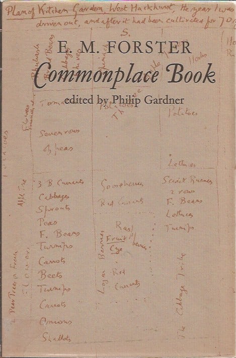 Commonplace Book by Forster, E.M.
