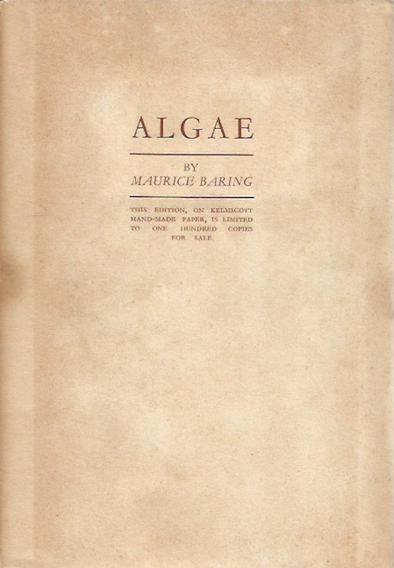 Algae - an Anthology of Phrases by Baring, Maurice