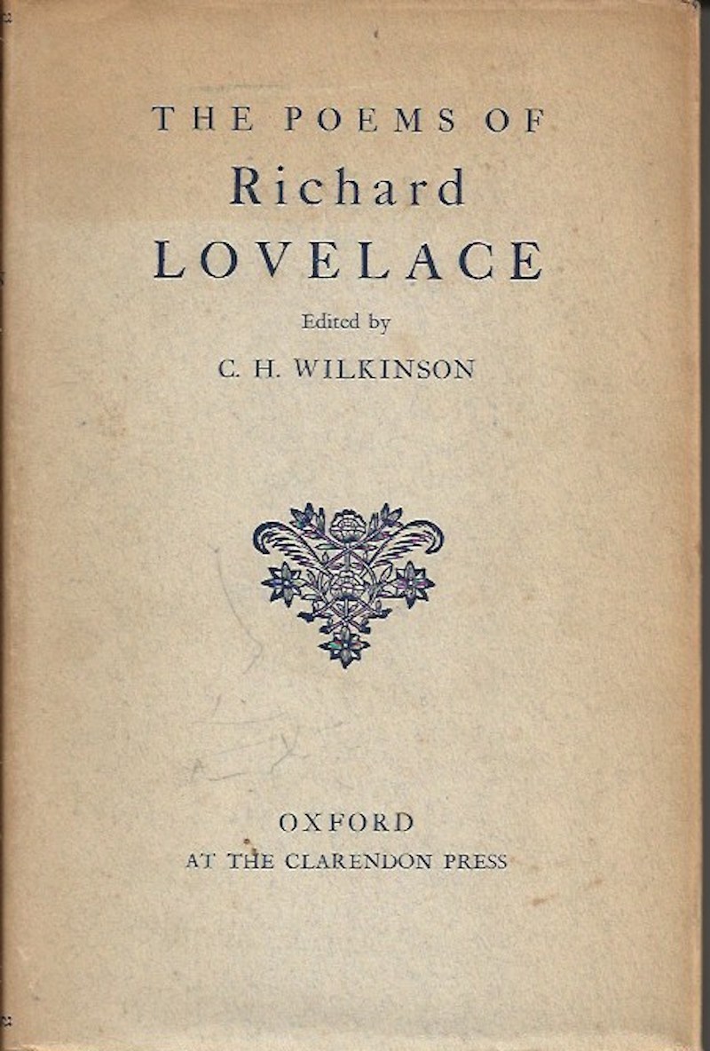 The Poems of Richard Lovelace by Lovelace, Richard