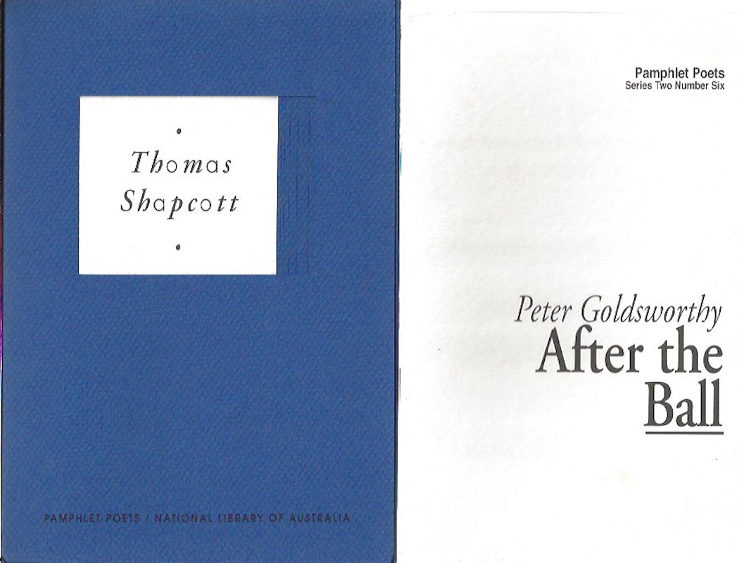 Pamphlet Poets Series One and Two by 