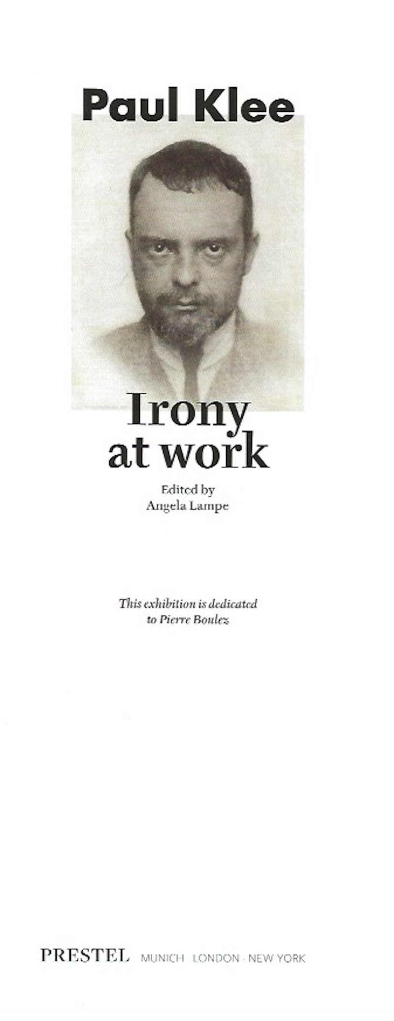 Paul Klee: Irony at Work by Lampe, Angela edits