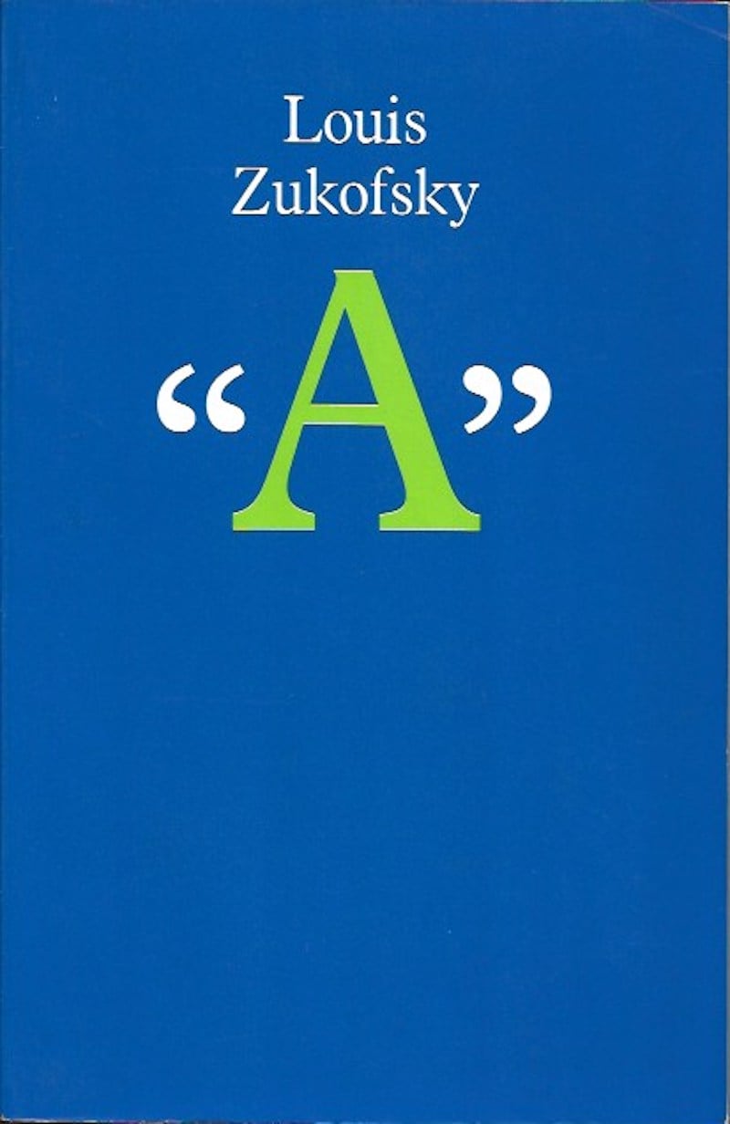 'A' by Zukofsky, Louis