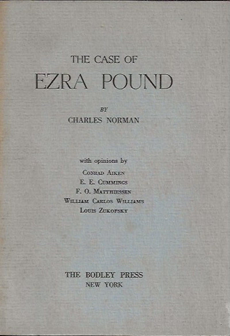 The Case of Ezra Pound by Norman, Charles