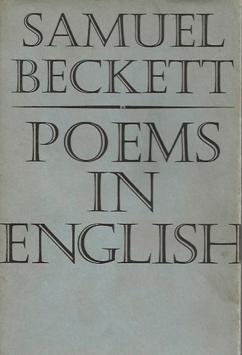 Poems in English by Beckett, Samuel