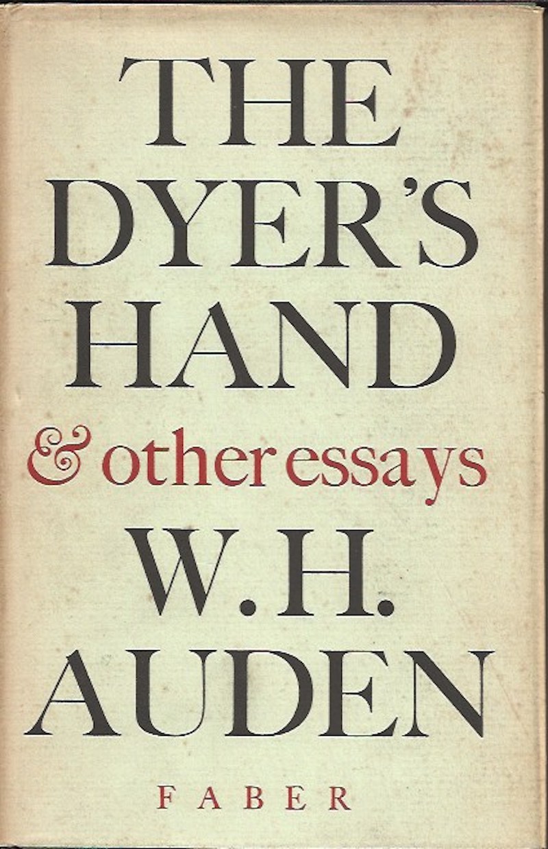 The Dyer's Hand by Auden, W.H.