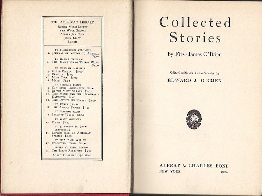 Collected Stories by O'Brien, Fitz-James