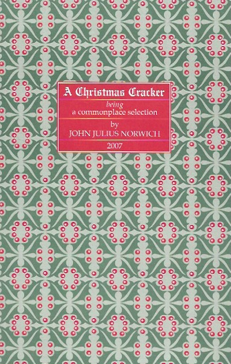 A Christmas Cracker by Norwich, John Julius