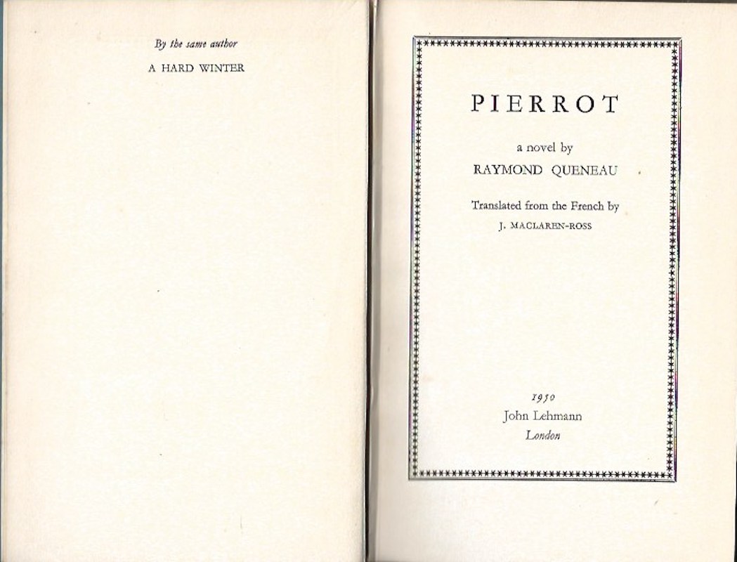 Pierrot by Queneau, Raymond