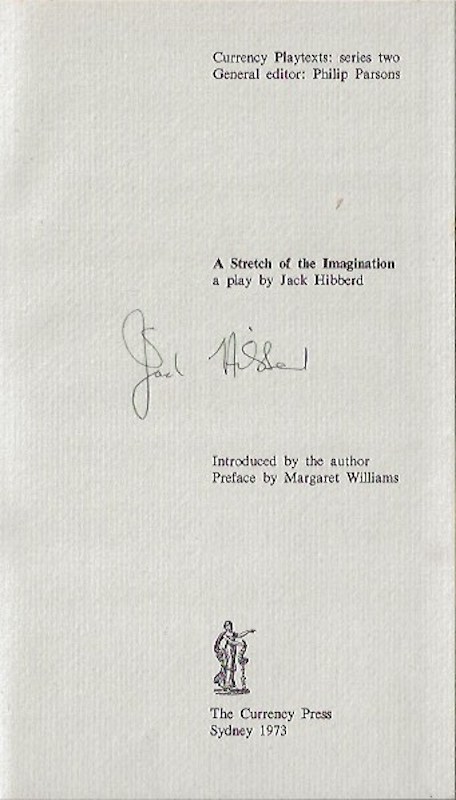 A Stretch of the Imagination by Hibberd, Jack