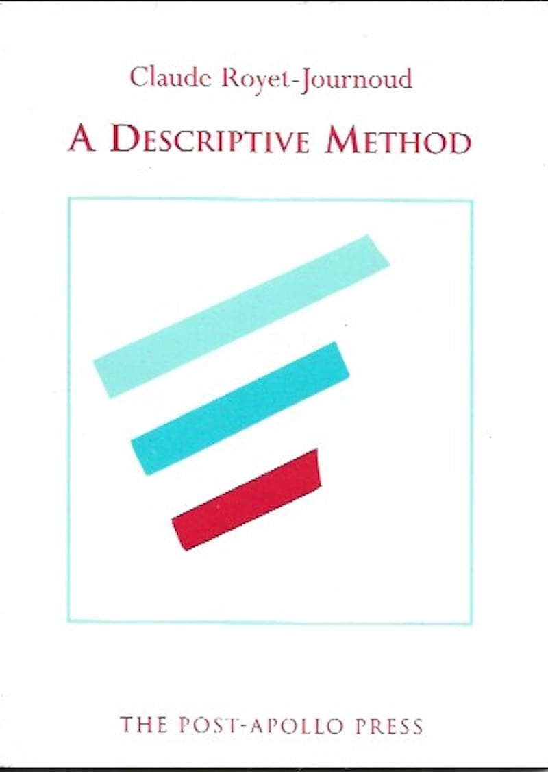 A Descriptive Method by Royet-Journoud, Claude