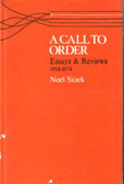 A Call to Order by Stock Noel
